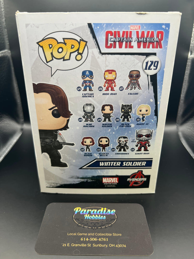 Funko Pop! Marvel Civil War "Winter Soldier" Vinyl Figure - Paradise Hobbies LLC