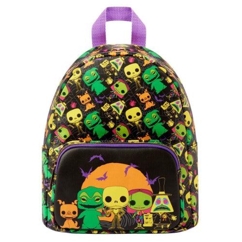 Funko Pop Nightmare Before Christmas Mini Backpack Blacklight Neon - Paradise Hobbies LLC