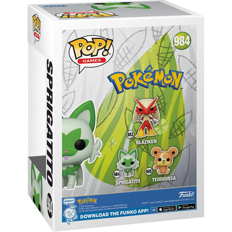 Funko Pop! Pokemon Sprigatito Vinyl Figure - Paradise Hobbies LLC