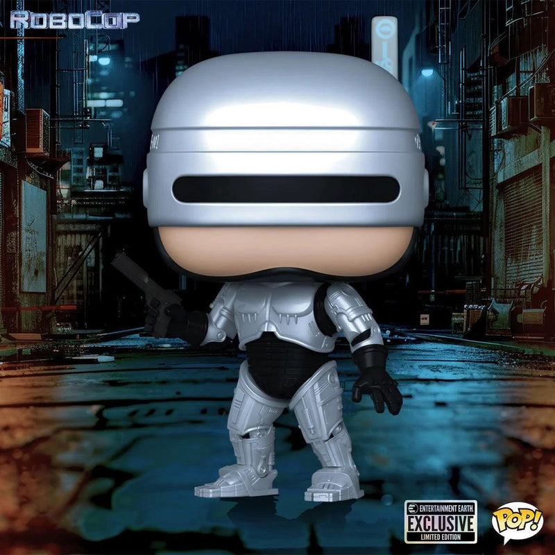 Funko Pop! RoboCop Metallic Vinyl Figure (EE Exclusive) - Paradise Hobbies LLC