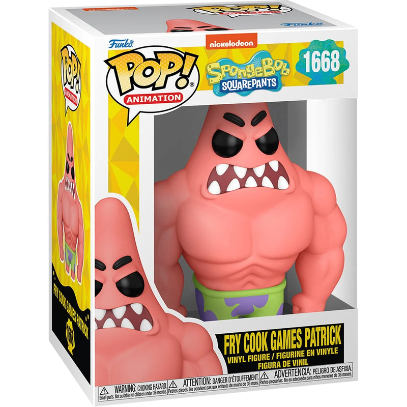 Funko Pop! SpongeBob SquarePants 25th Anniversary Fry Cook Games Patrick Vinyl Figure - Paradise Hobbies LLC