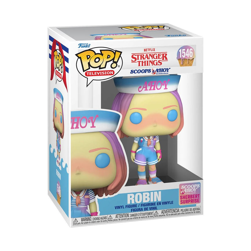 Funko Pop! Stranger Things Robin (Scoops Ahoy) Vinyl Figure - Paradise Hobbies LLC