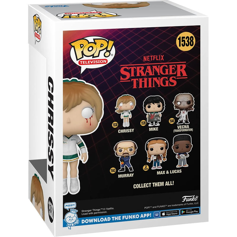 Funko Pop! Stranger Things Season 4 Chrissy Floating Bloody Vinyl Figure - Paradise Hobbies LLC