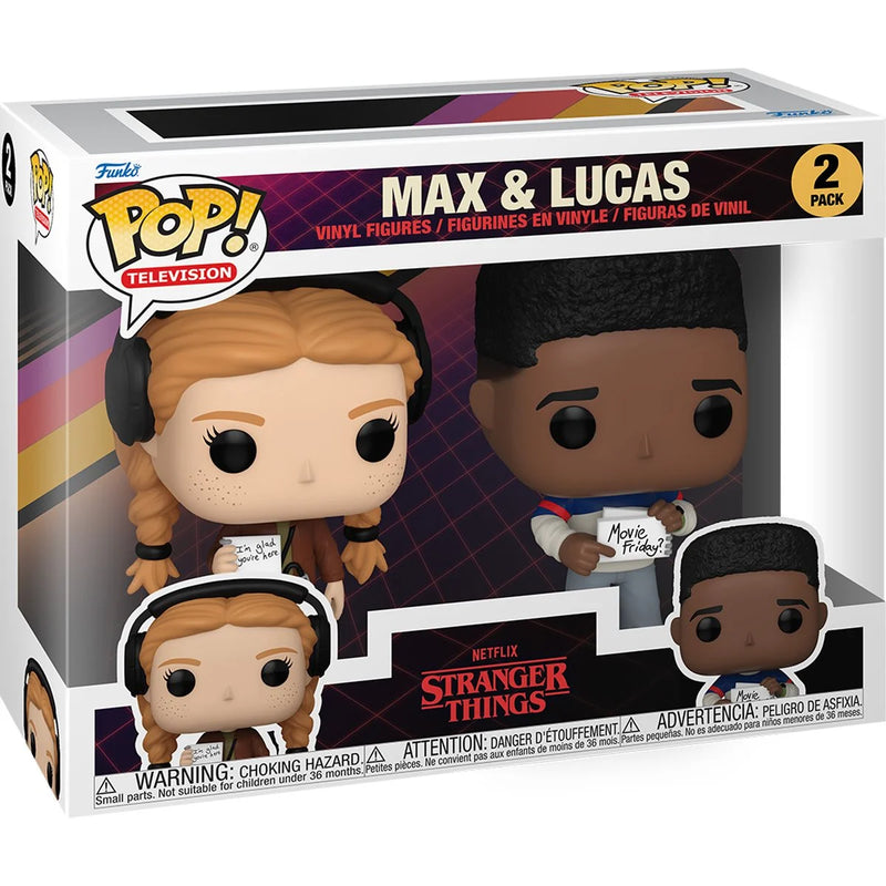 Funko Pop! Stranger Things Season 4 Max & Lucas Vinyl Figure 2-Pack - Paradise Hobbies LLC