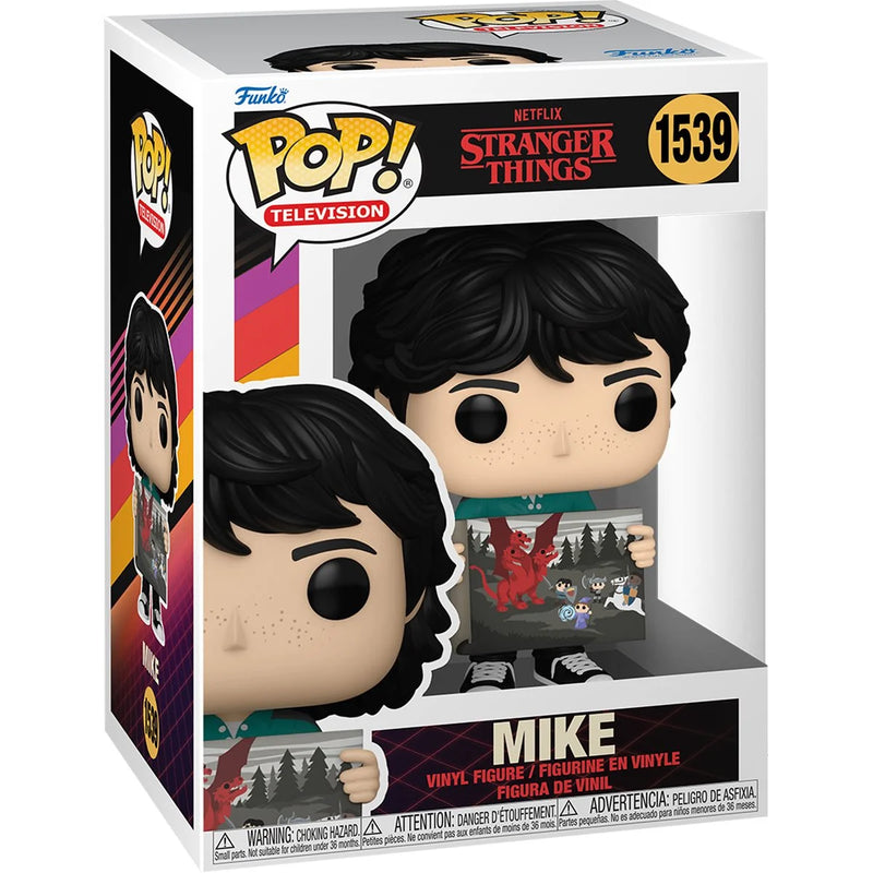 Funko Pop! Stranger Things Season 4 Mike with Will's Painting Vinyl Painting - Paradise Hobbies LLC