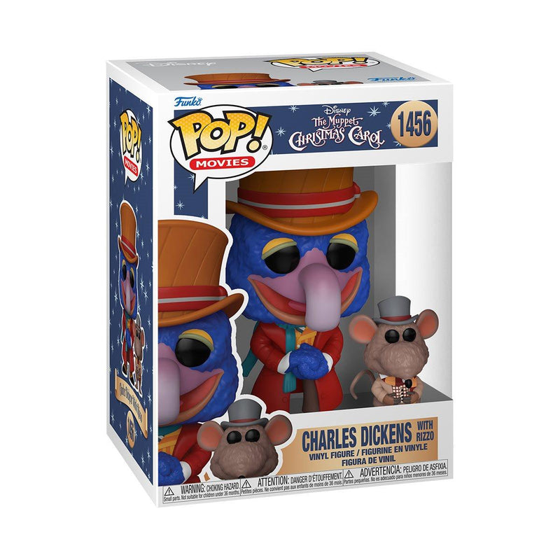 Funko Pop! The Muppet Christmas Carol Charles Dickens with Rizzo - Paradise Hobbies LLC