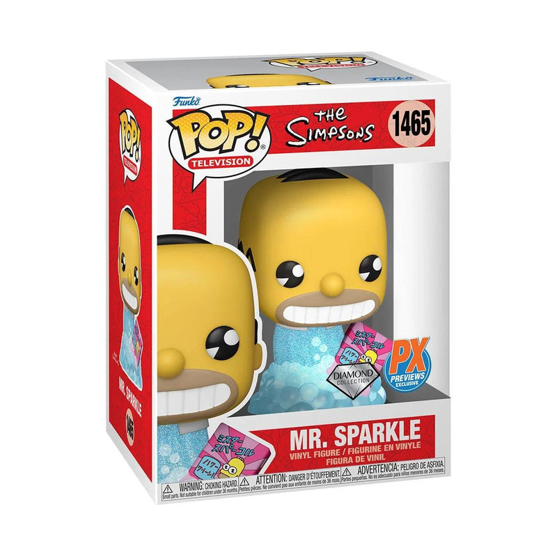 Funko Pop! The Simpsons Mr. Sparkle Diamond Glitter (Previews Exclusive) - Paradise Hobbies LLC