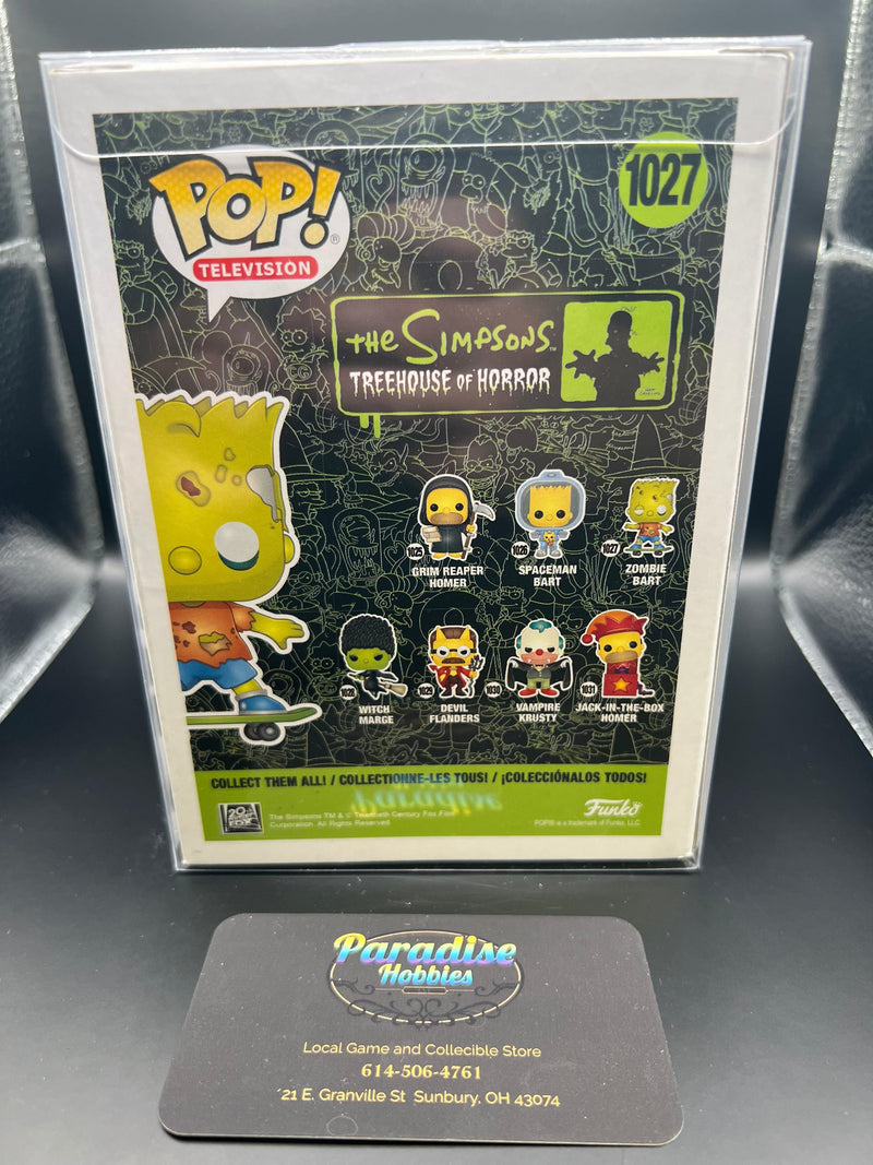 Funko Pop! The Simpsons "Zombie Bart" Vinyl Figure - Paradise Hobbies LLC