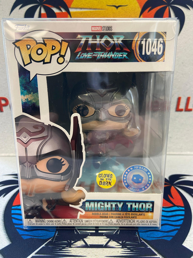 Funko Pop! Thor Love and Thunder Mighty Thor (GITD) Pop in a Box Exclusive - Paradise Hobbies LLC