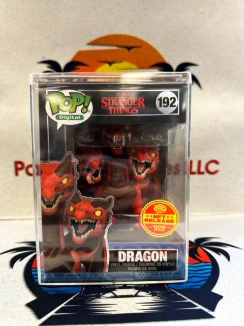 Funko Pop! Vinyl: Stranger Things Dragon (Grail) (NFT Release) (Exclusive) With Hard Case Protector - Paradise Hobbies LLC