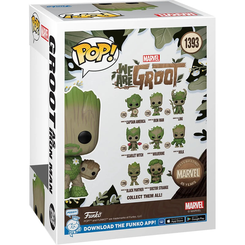 Funko Pop! We Are Groot as Iron Man Vinyl Figure - Paradise Hobbies LLC