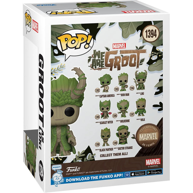 Funko Pop! We Are Groot as Loki Vinyl Figure - Paradise Hobbies LLC