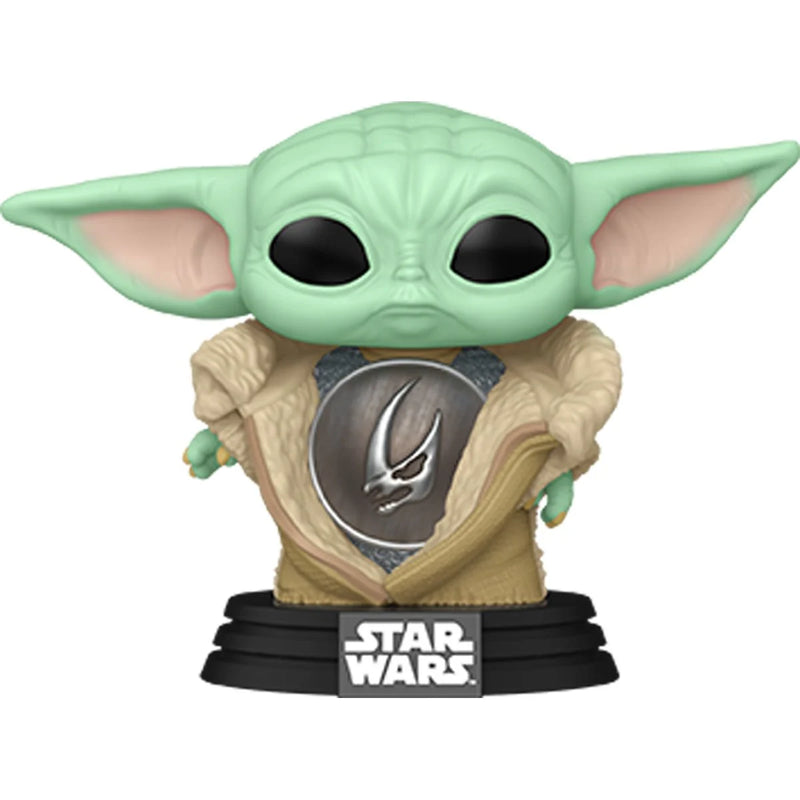 Funko Pop1 Star Wars: The Mandalorian Din Grogu with Armor Vinyl Figure - Paradise Hobbies LLC