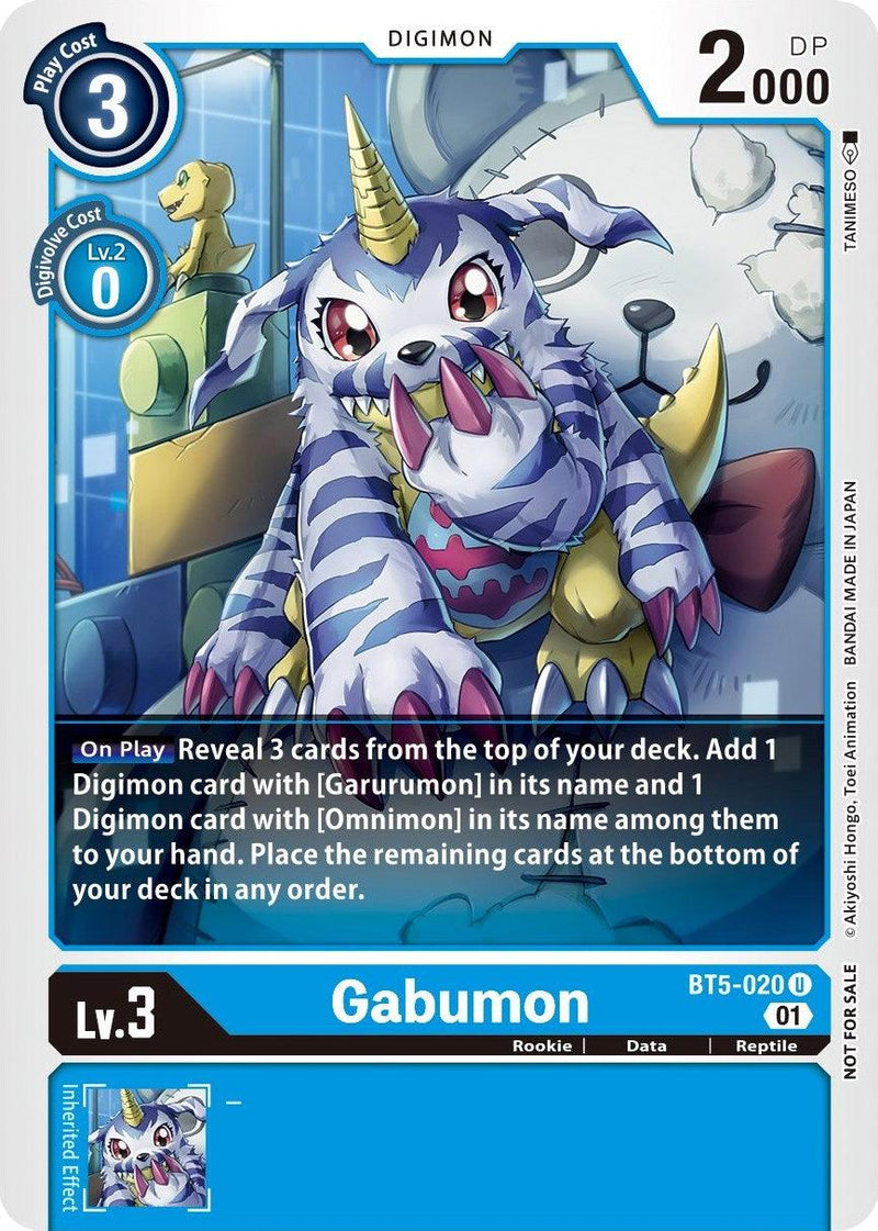 Gabumon [BT5-020] (Winner Pack New Awakening) [Battle of Omni] - Paradise Hobbies LLC