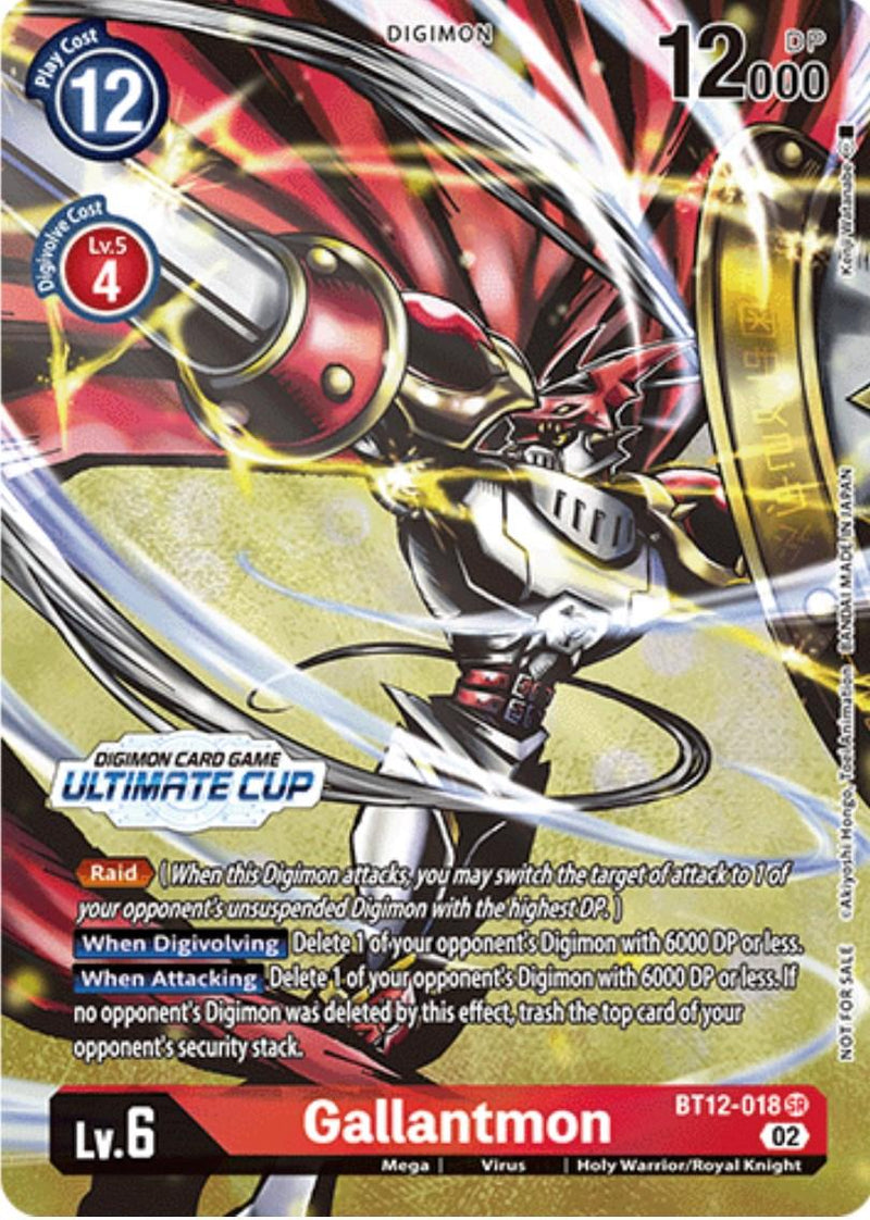 Gallantmon [BT12-018] (Ultimate Cup) [Across Time Promos] - Paradise Hobbies LLC