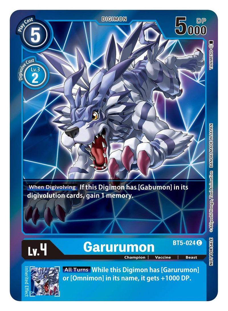 Garurumon [BT5-024] (Event Pack 2) [Battle of Omni] - Paradise Hobbies LLC