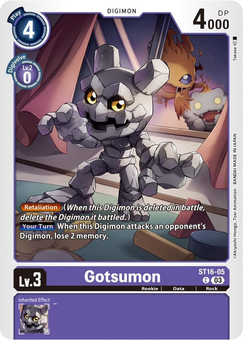 Gotsumon [ST16-05] [Starter Deck: Wolf of Friendship] - Paradise Hobbies LLC