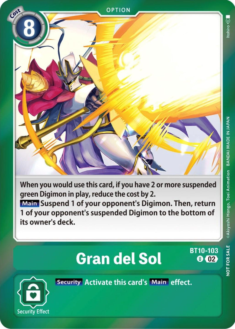 Gran del Sol [BT10-103] (Event Pack 5) [Xros Encounter Promos] - Paradise Hobbies LLC