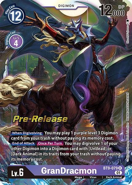 GranDracmon [BT9-079] [X Record Pre-Release Promos] - Paradise Hobbies LLC