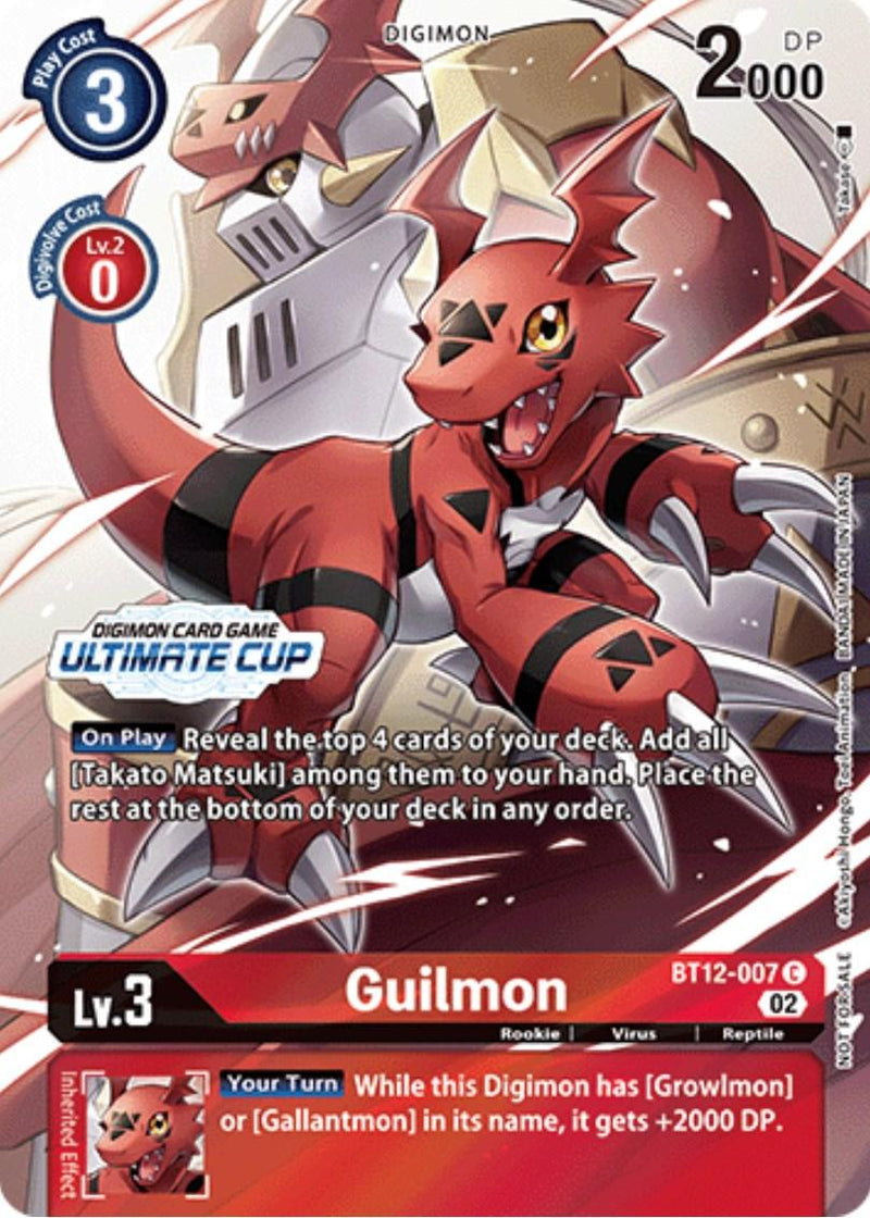 Guilmon [BT12-007] (Ultimate Cup) [Across Time Promos] - Paradise Hobbies LLC