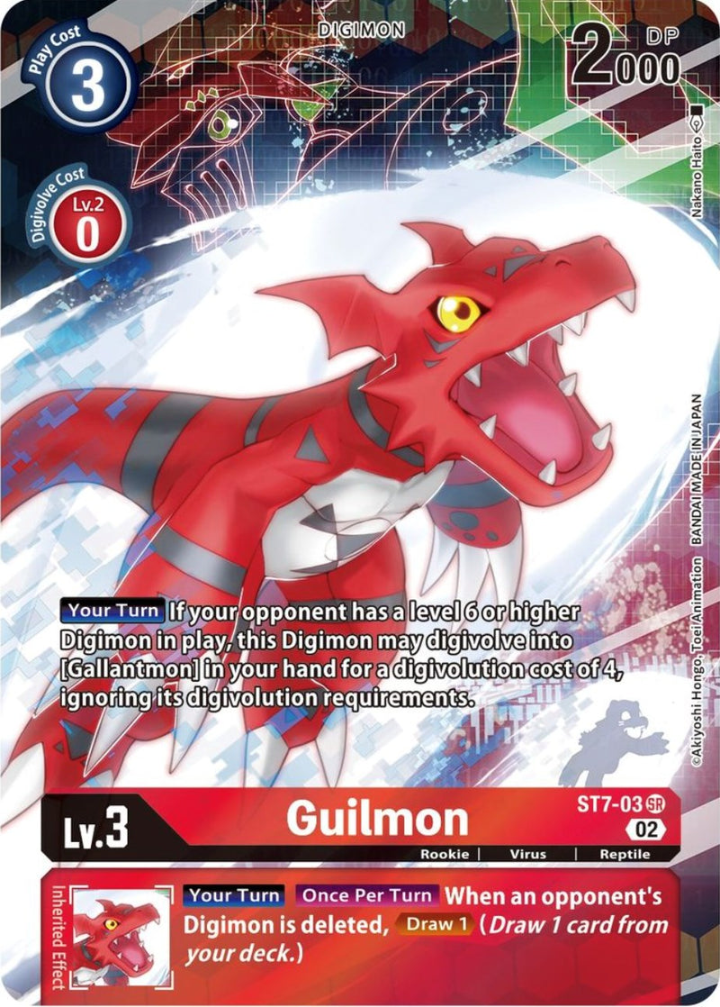 Guilmon [ST7-03] (Alternate Art) [Starter Deck: Beelzemon Advanced Deck Set] - Paradise Hobbies LLC