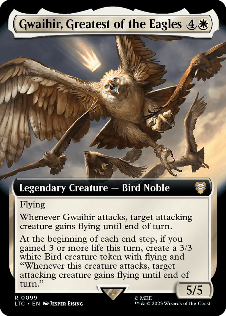 Gwaihir, Greatest of the Eagles (Extended Art) [The Lord of the Rings: Tales of Middle-Earth Commander] - Paradise Hobbies LLC