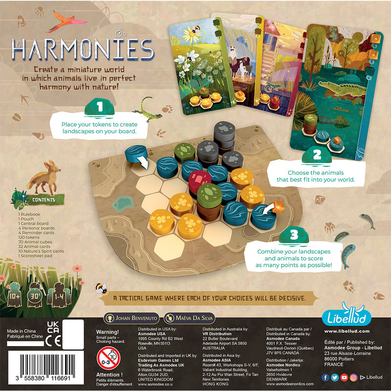 Harmonies Board Game - Paradise Hobbies LLC