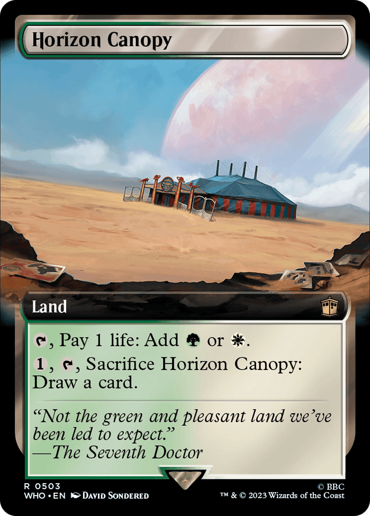 Horizon Canopy (Extended Art) [Doctor Who] - Paradise Hobbies LLC