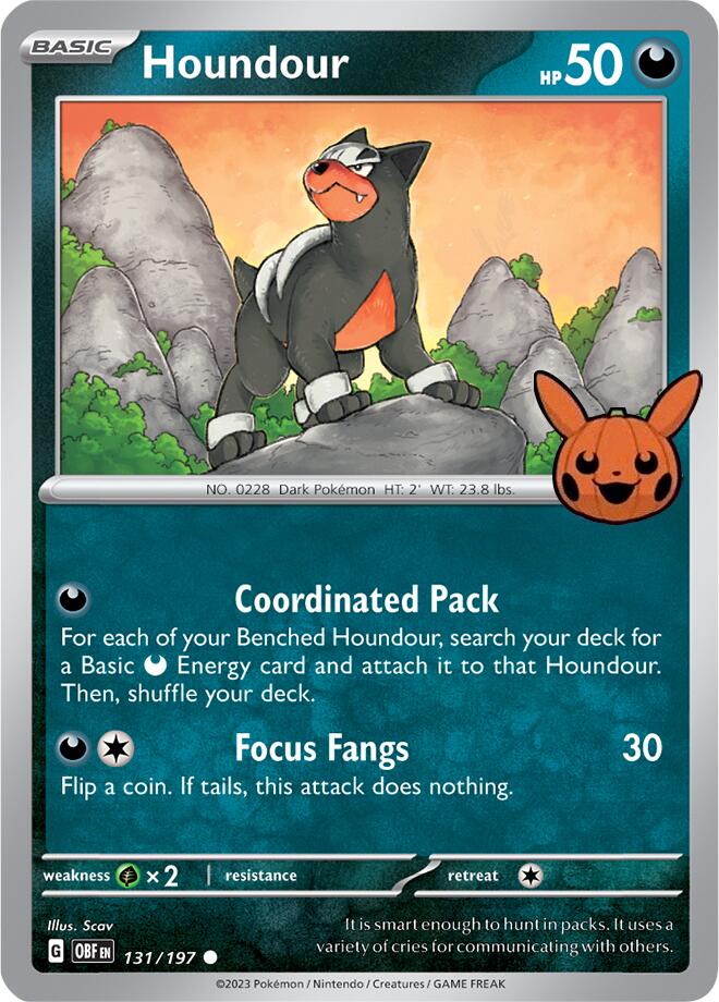 Houndour (131/197) [Trick or Trade 2024] - Paradise Hobbies LLC