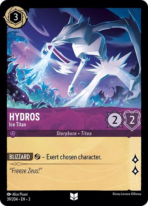 Hydros - Ice Titan (39/204) [Into the Inklands] - Paradise Hobbies LLC