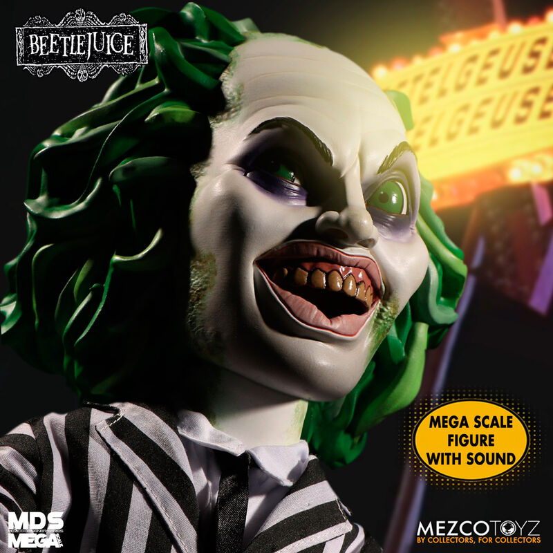 Beetlejuice Mega Scale TALKING Action Figure MDS Designer Series