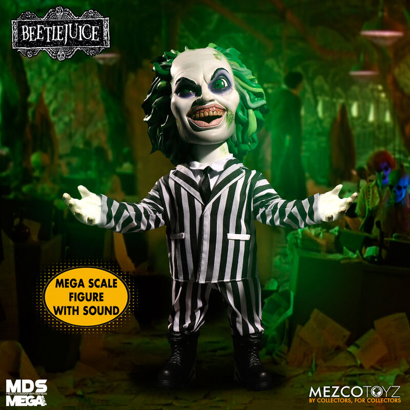 Beetlejuice Mega Scale TALKING Action Figure MDS Designer Series