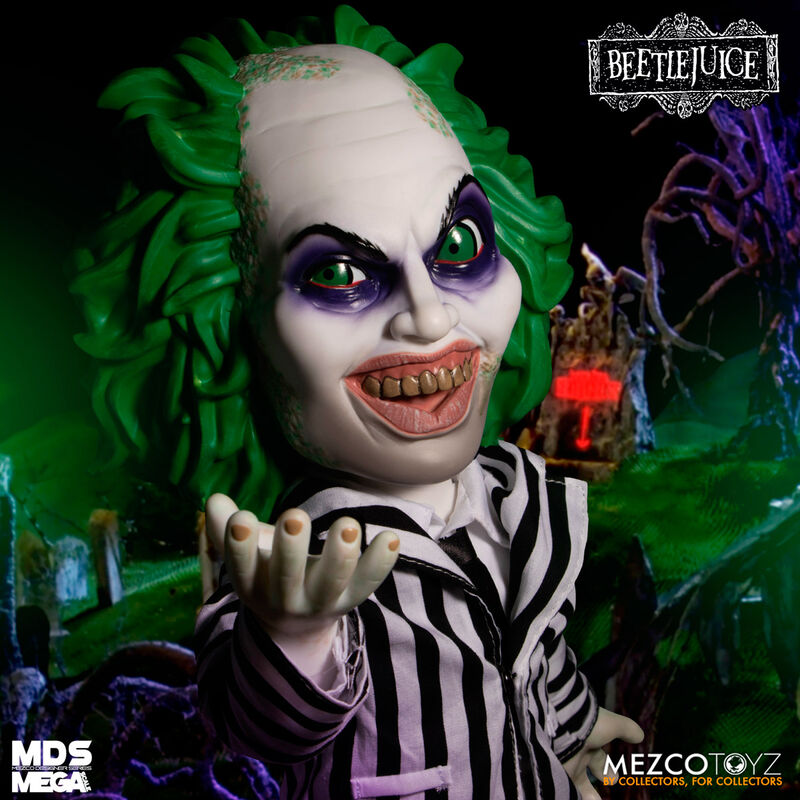 Beetlejuice Mega Scale TALKING Action Figure MDS Designer Series