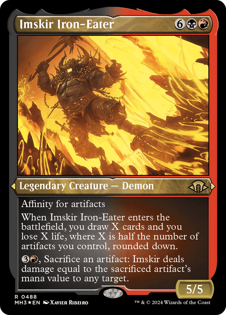 Imskir Iron-Eater (Foil Etched) [Modern Horizons 3] - Paradise Hobbies LLC