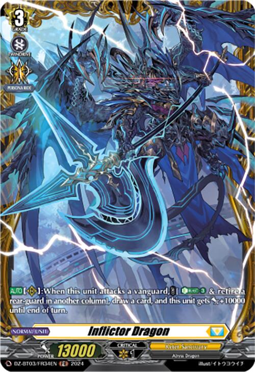 Inflictor Dragon (DZ-BT03/FR34EN) [Dimensional Transcendence] - Paradise Hobbies LLC