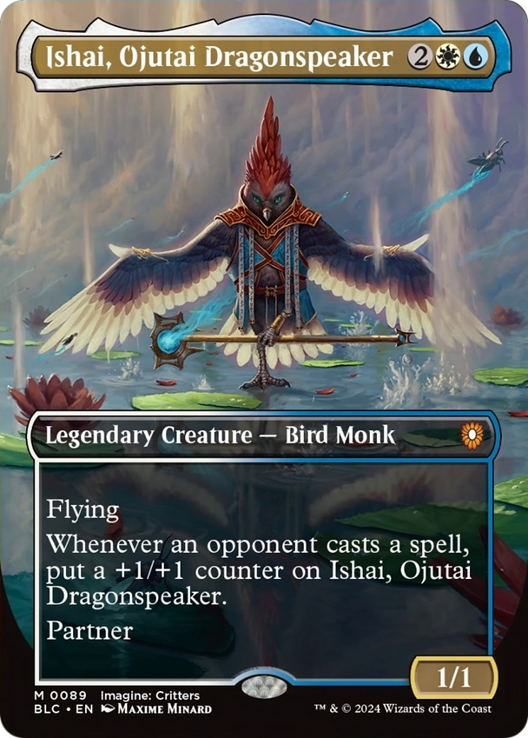 Ishai, Ojutai Dragonspeaker (Borderless) [Bloomburrow Commander] - Paradise Hobbies LLC