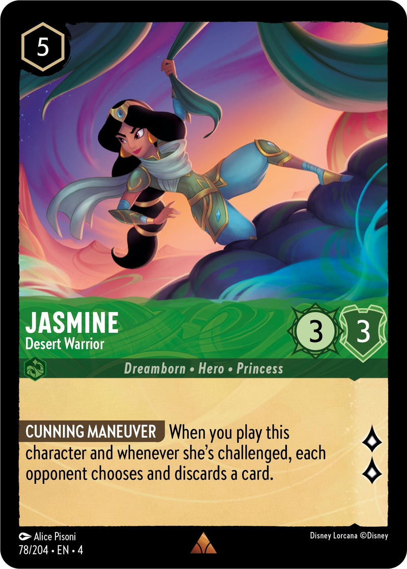 Jasmine - Desert Warrior (78/204) [Ursula's Return] - Paradise Hobbies LLC