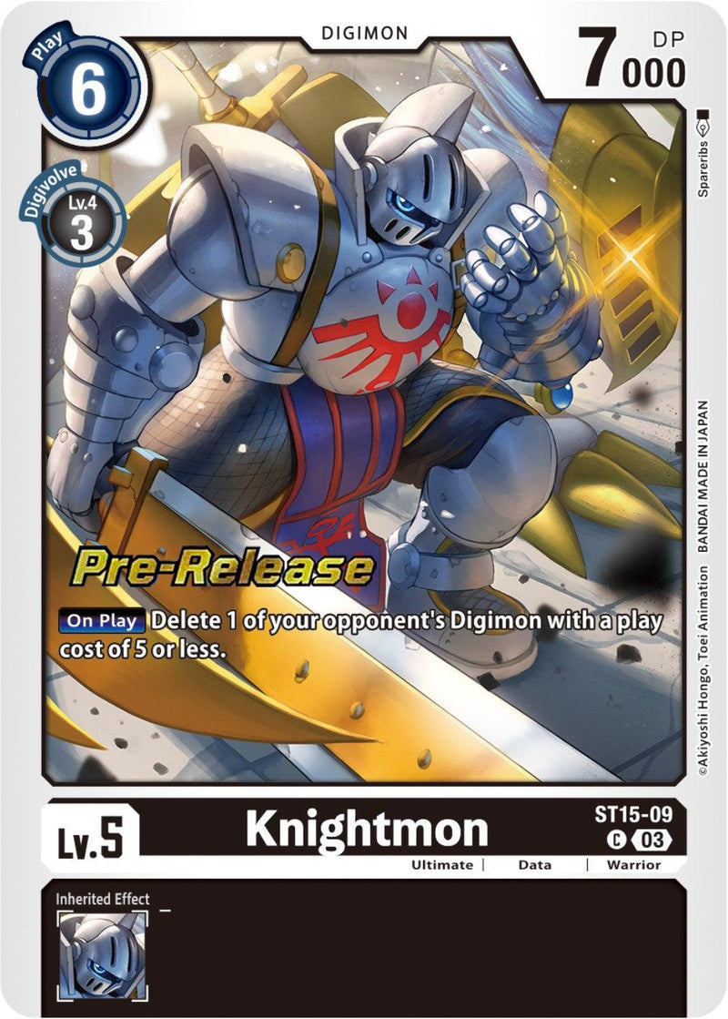 Knightmon [ST15-09] [Starter Deck: Dragon of Courage Pre-Release Cards] - Paradise Hobbies LLC