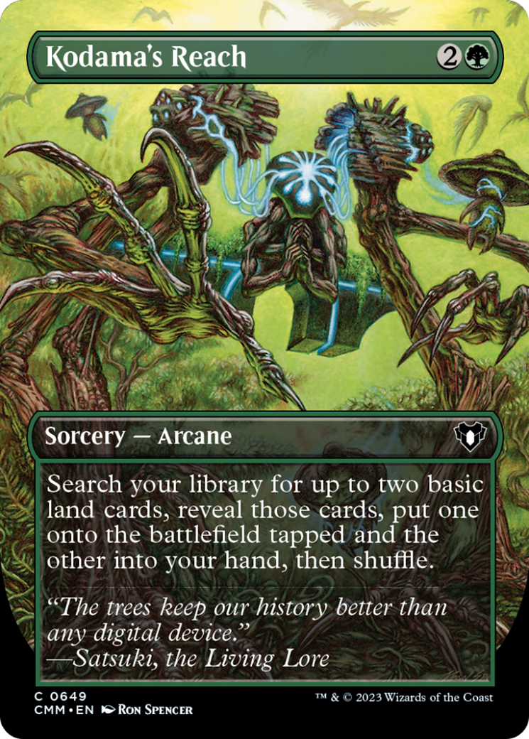 Kodama's Reach (Borderless Alternate Art) [Commander Masters] - Paradise Hobbies LLC