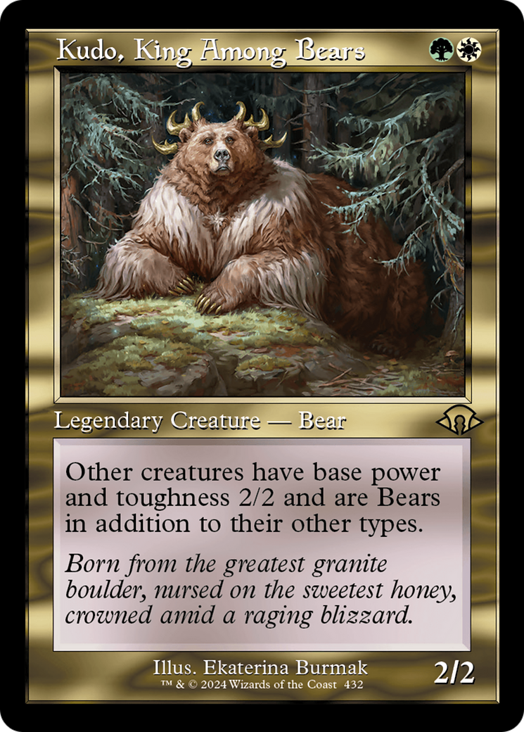 Kudo, King Among Bears (Retro) [Modern Horizons 3] - Paradise Hobbies LLC