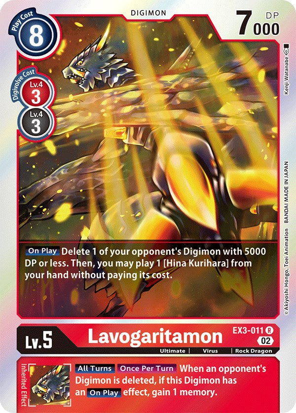 Lavogaritamon [EX3-011] [Draconic Roar] - Paradise Hobbies LLC