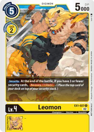 Leomon [EX1-027] (X Record Pre-Release Tournament) [X Record Pre-Release Promos] - Paradise Hobbies LLC