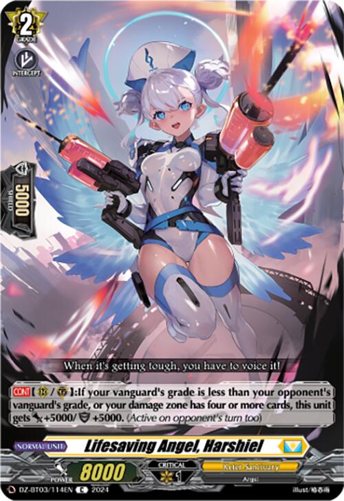 Lifesaving Angel, Harshiel (DZ-BT03/114EN) [Dimensional Transcendence] - Paradise Hobbies LLC