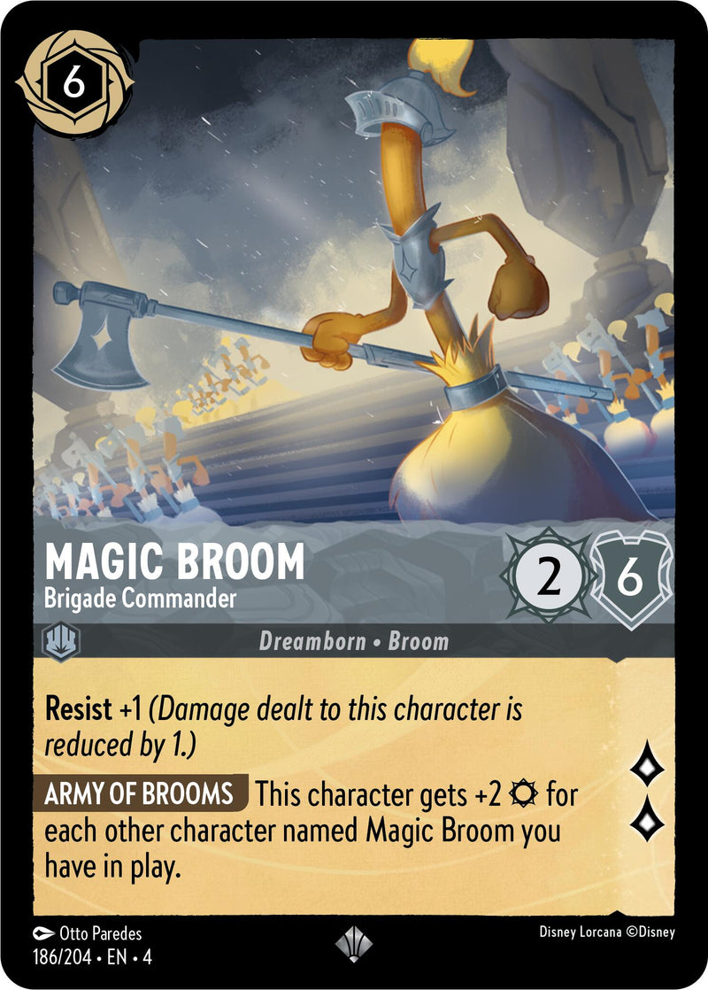 Magic Broom - Brigade Commander (186/204) [Ursula's Return] - Paradise Hobbies LLC