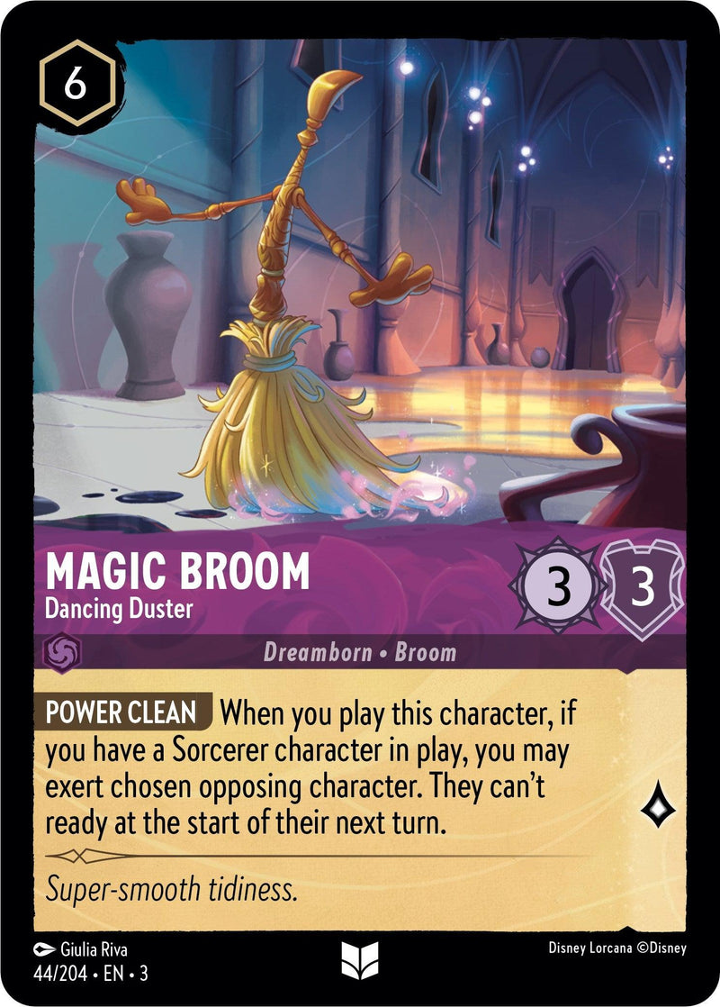 Magic Broom - Dancing Duster (44/204) [Into the Inklands] - Paradise Hobbies LLC