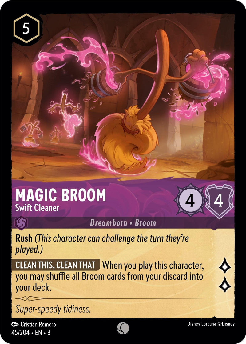 Magic Broom - Swift Cleaner (45//204) [Into the Inklands] - Paradise Hobbies LLC
