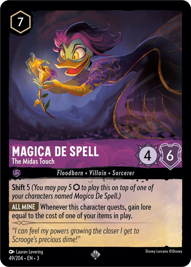 Magica De Spell - The Midas Touch (49/204) [Into the Inklands] - Paradise Hobbies LLC