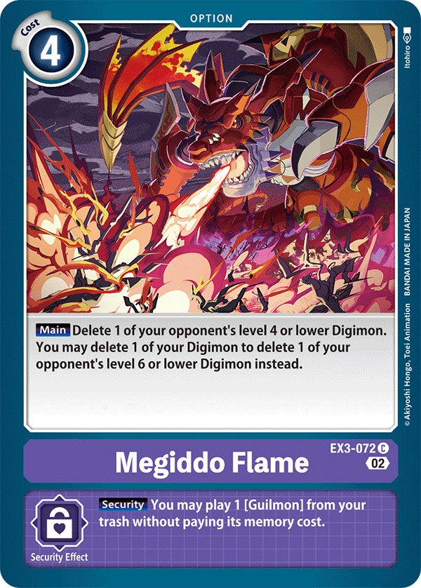 Megiddo Flame [EX3-072] [Draconic Roar] - Paradise Hobbies LLC