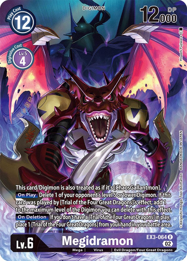 Megidramon [EX3-064] (Alternate Art) [Draconic Roar] - Paradise Hobbies LLC