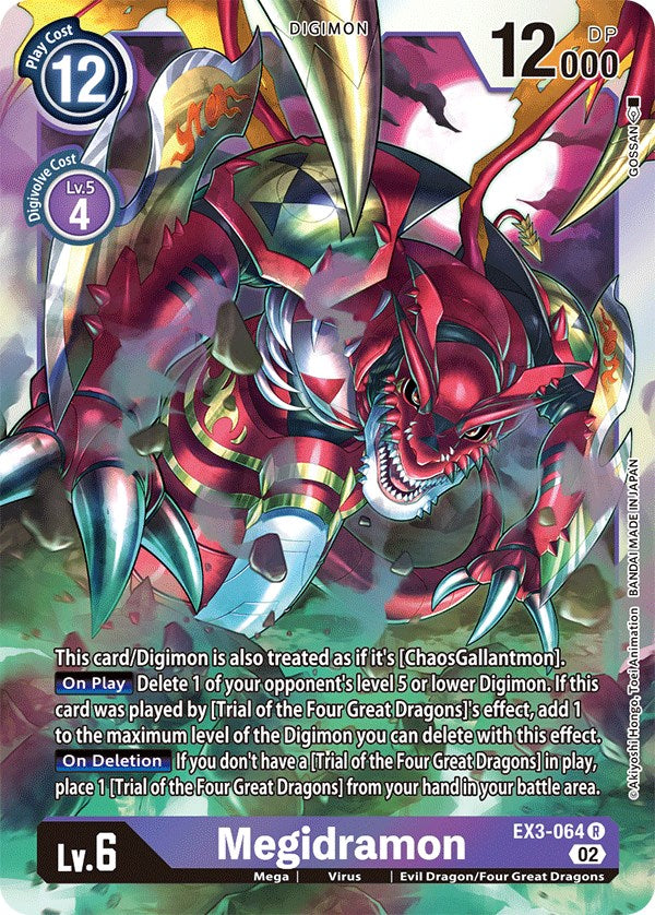 Megidramon [EX3-064] [Draconic Roar] - Paradise Hobbies LLC